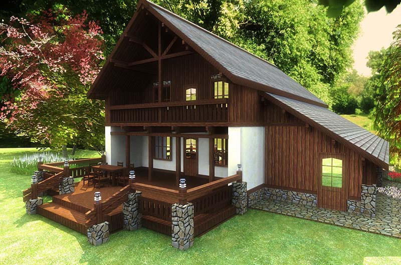 Дачные дома в альпийском стиле
