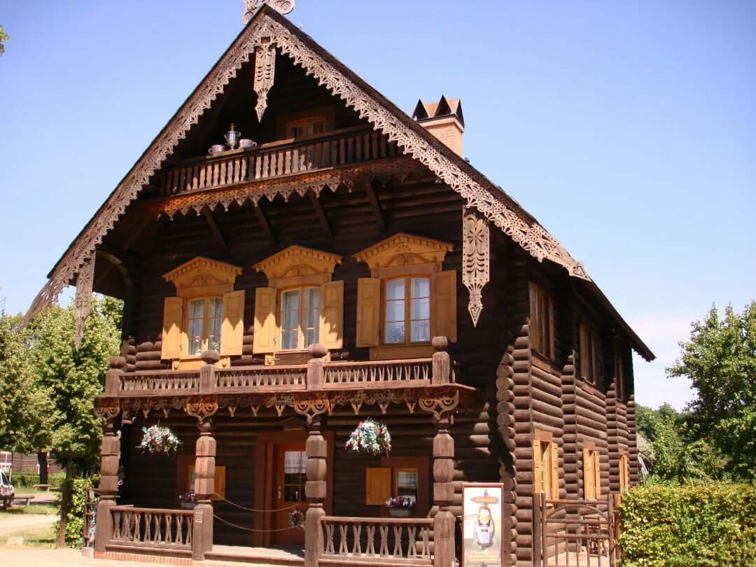 Деревянные дома в русском стиле