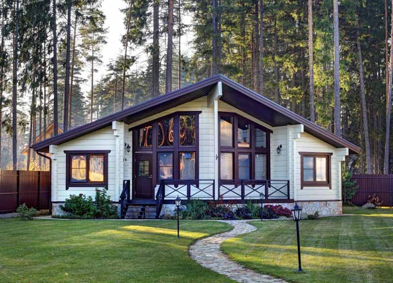 Дома из клееного бруса в финском стиле