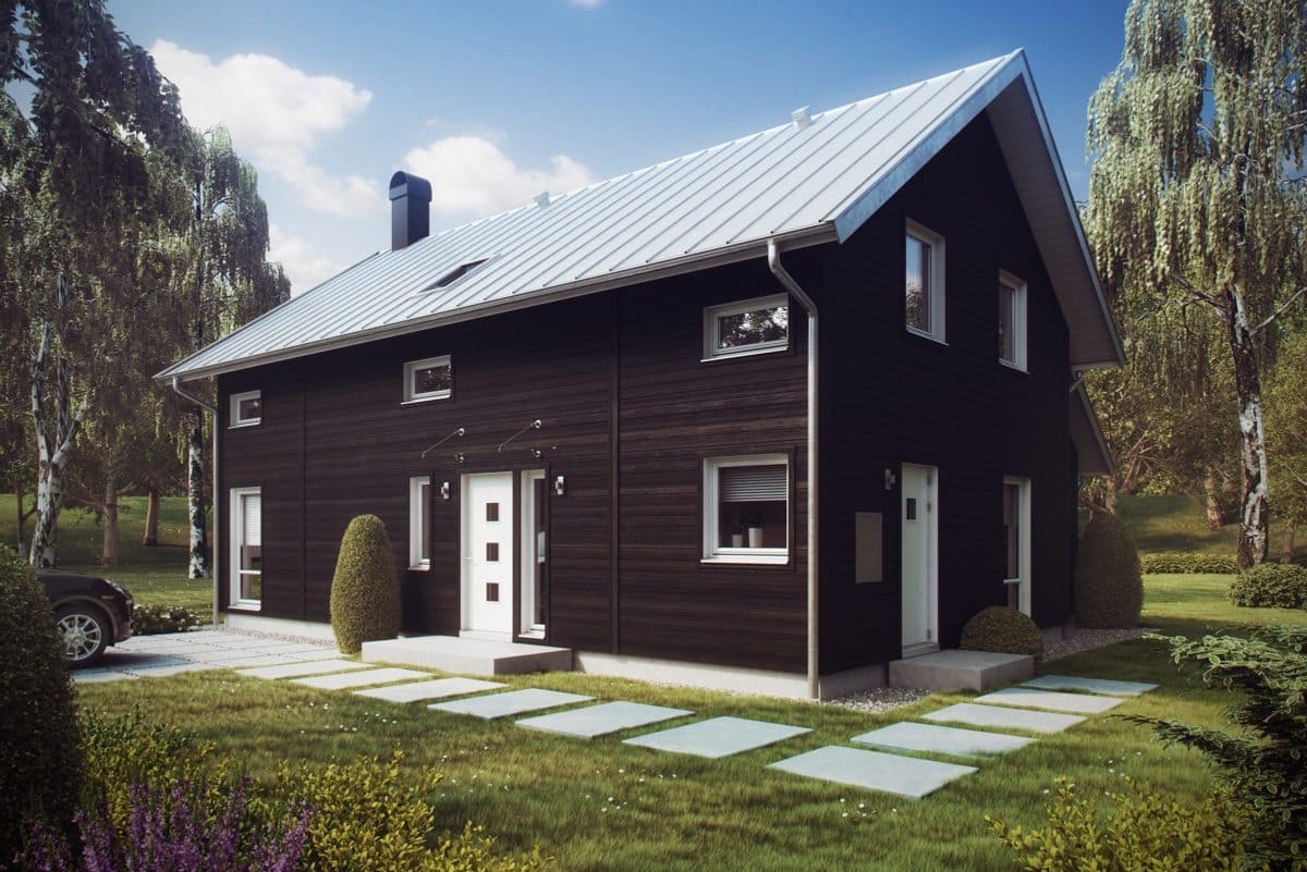 Каркасные дома в шведском стиле