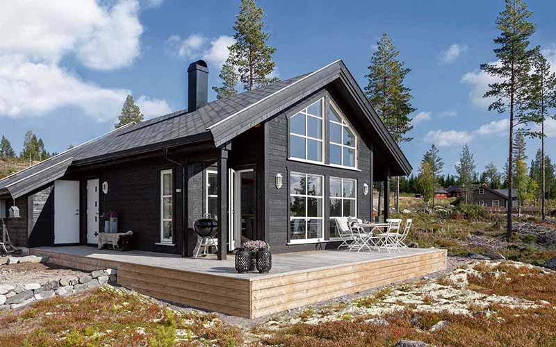 Каркасные дома в скандинавском стиле