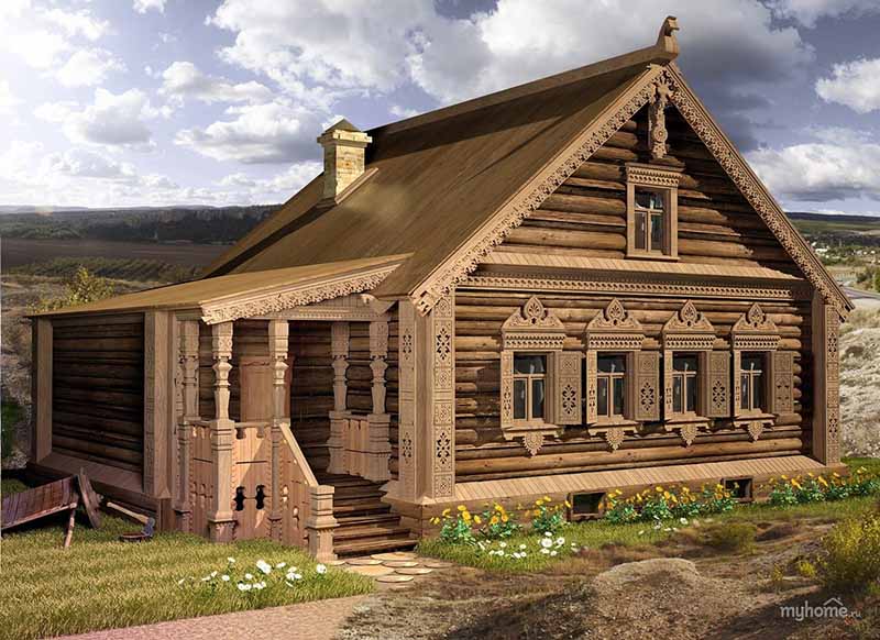 Русские деревянные дома